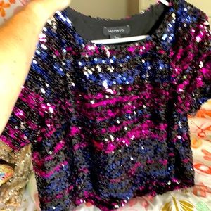 Sanctuary sequin top in size XS worn 1x